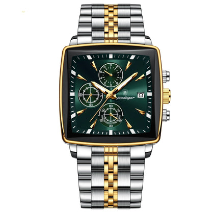 Mens Multifunctional Business Waterproof Watch