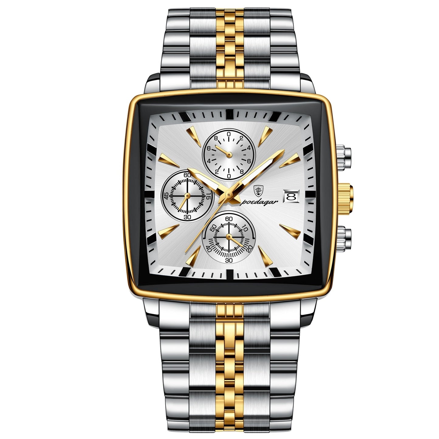 Mens Multifunctional Business Waterproof Watch