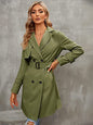 Women's Double-row Slim Fit Coat Overcoat