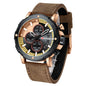 Genuine Leather High-end Waterproof Men's Luminous Quartz Watch