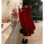 Korean Style Woolen Overknee Long Coat women's exclusive fashion.