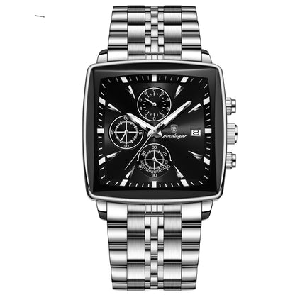 Mens Multifunctional Business Waterproof Watch