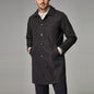 Men's Mid-length Loose Skin Trench